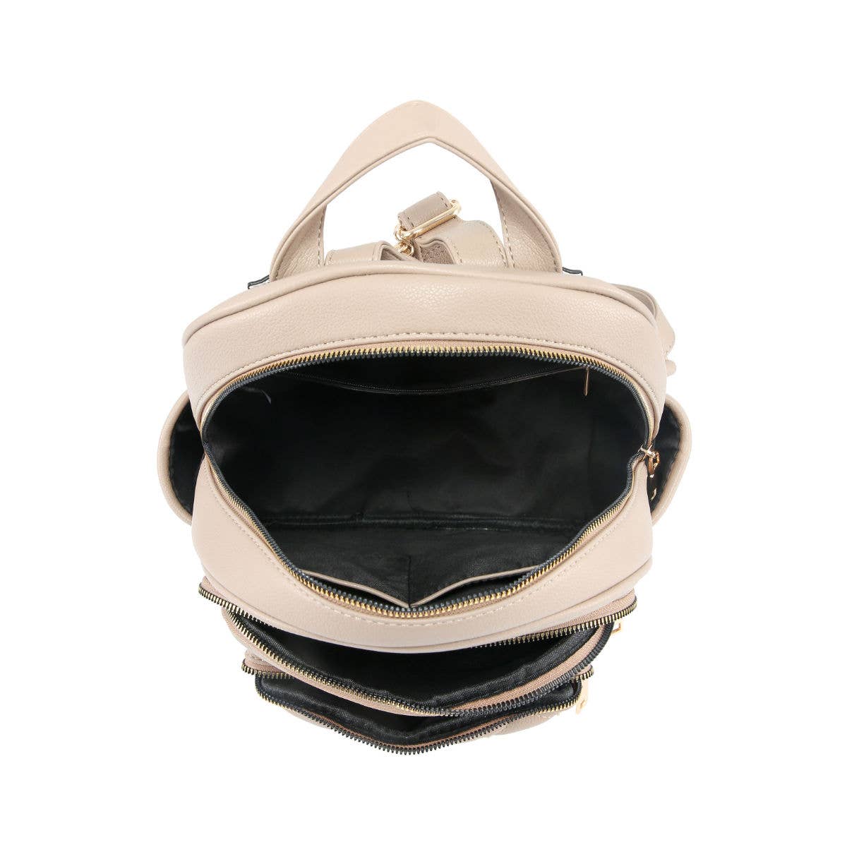 GL23900-Backpack with check quilted pattern: Beige