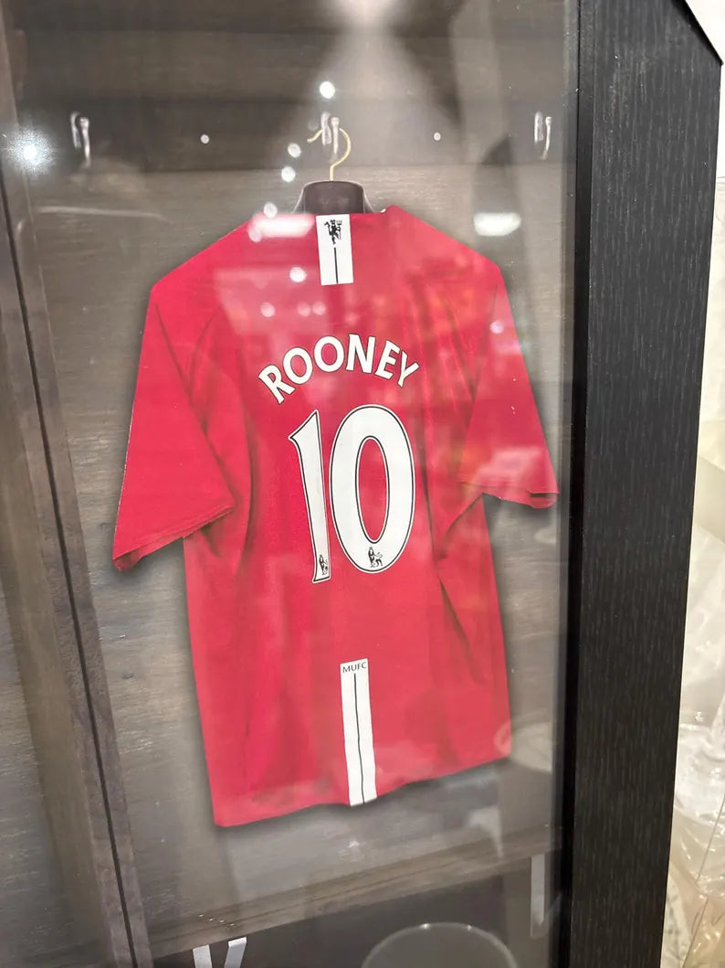 Manchester United Legends Framed Jersey Print - Best, Cantona & Rooney Football Memorabilia