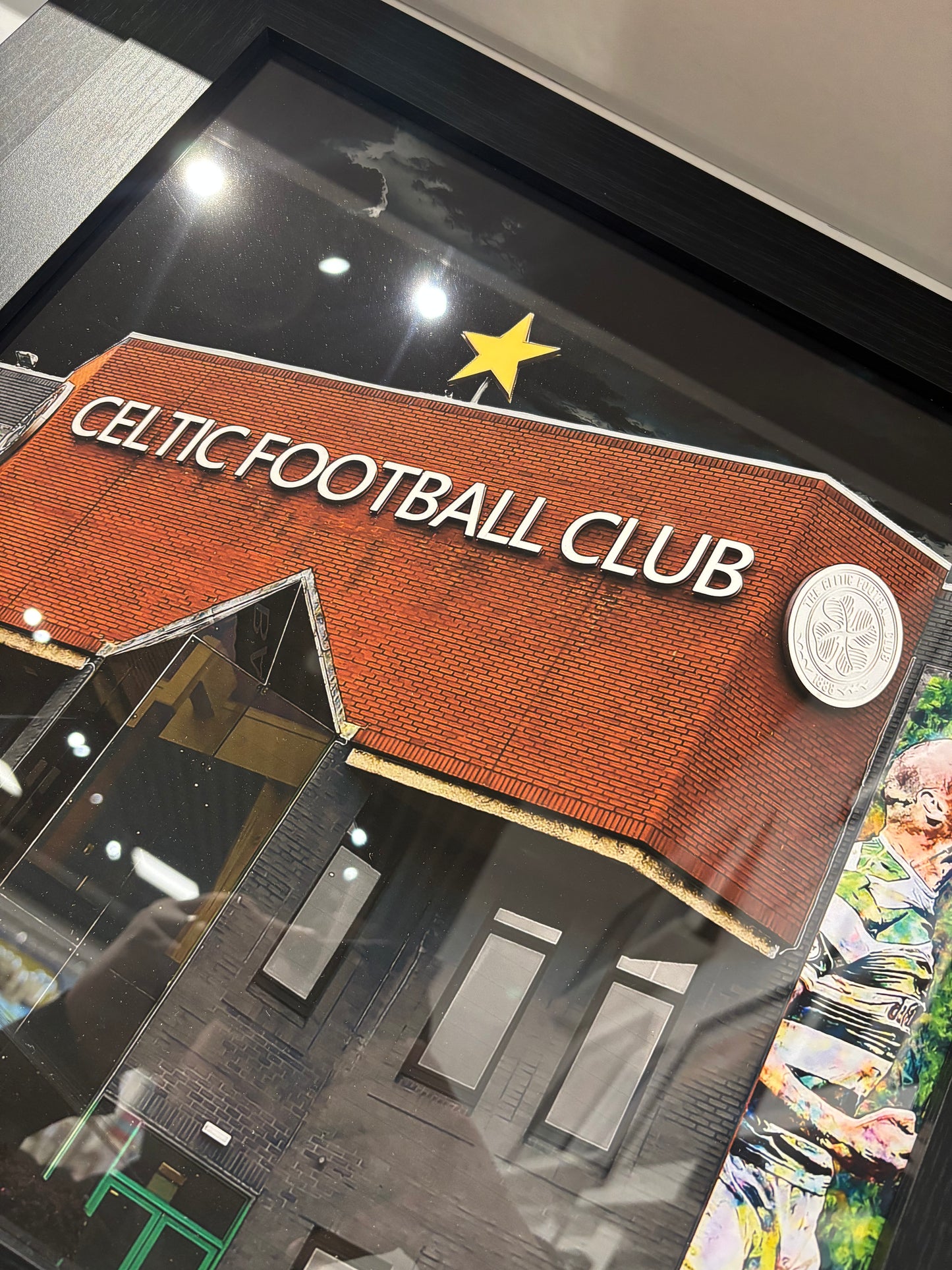 Celtic Stadium Framed Print