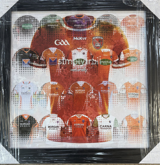 Armagh Jersey Legacy Framed Art – Modern Iconic Kit Display