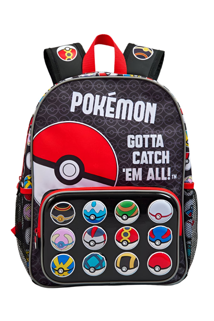 POKEMON POKEBALL MOULDED POCKET BACKPACK