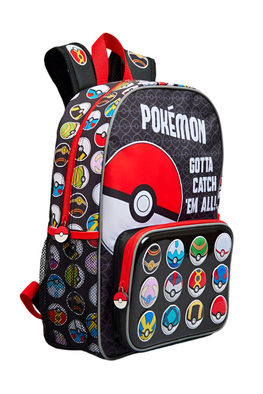 POKEMON POKEBALL MOULDED POCKET BACKPACK