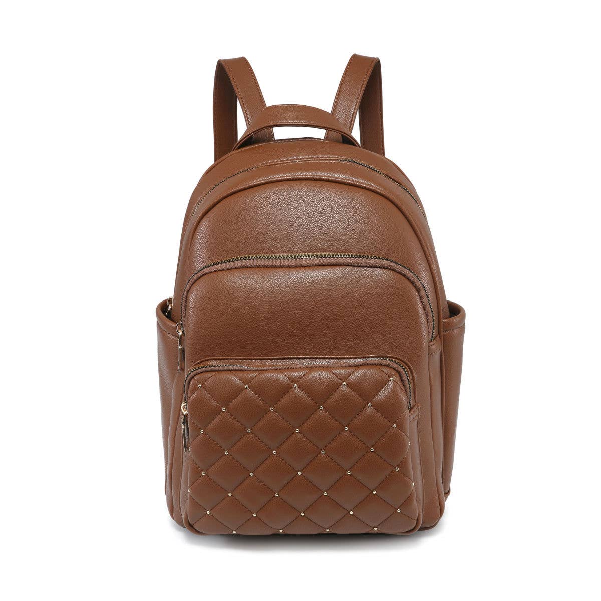 GL23900-Backpack with check quilted pattern: D Grey