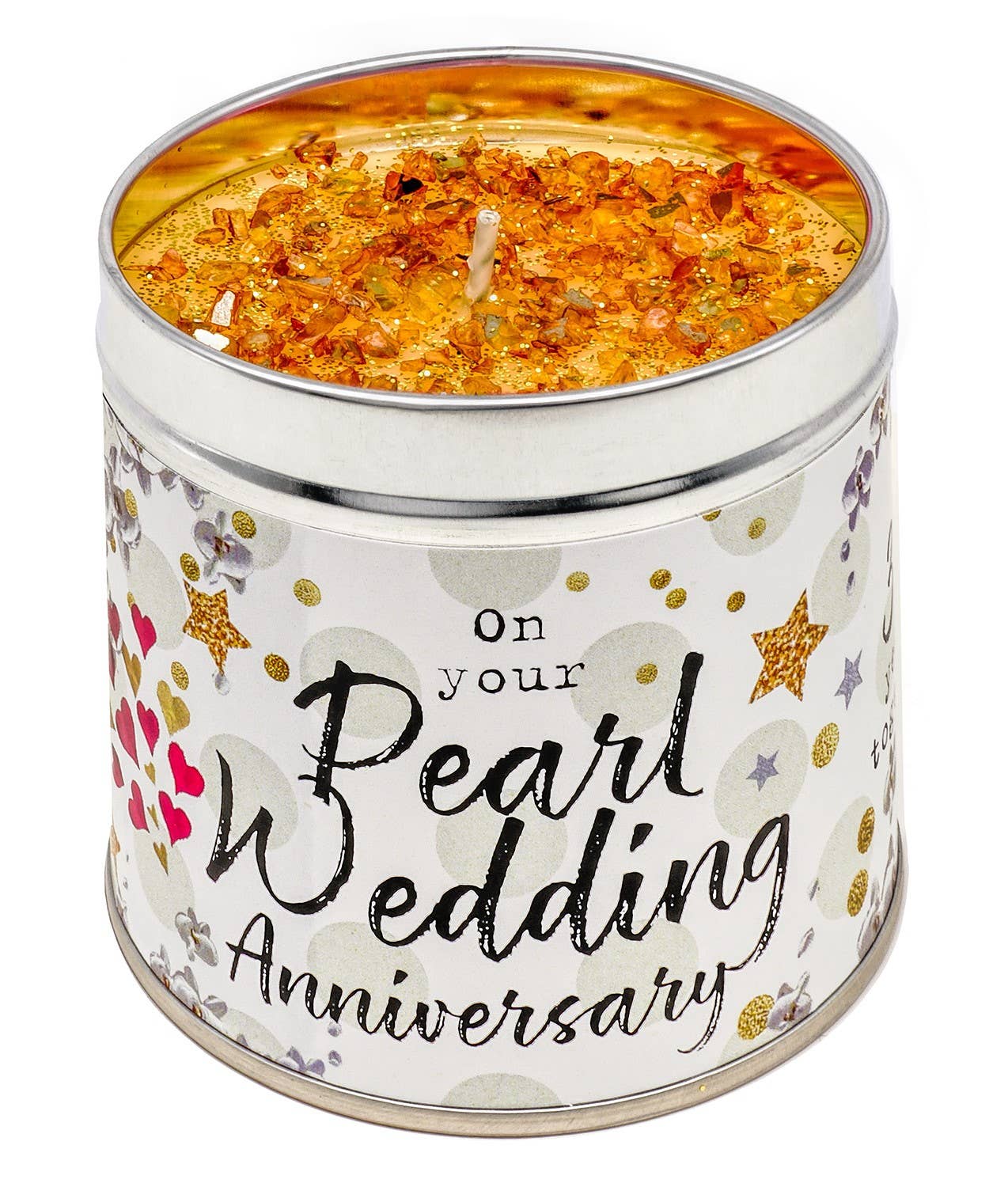 JUST BECAUSE CANDLES – PEARL WEDDING ANNIVERSARY
