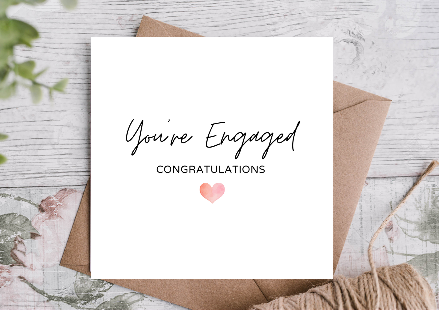 You’re Engaged Congratulations Card | Engagement Card