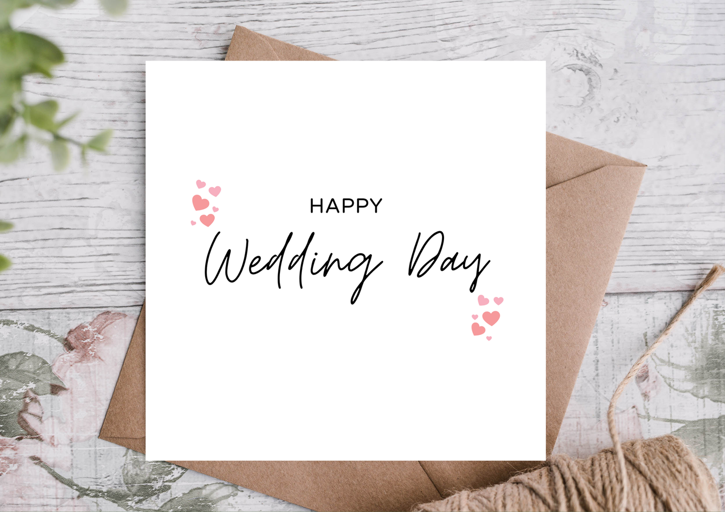 Happy Wedding Day Card | Congratulation Card