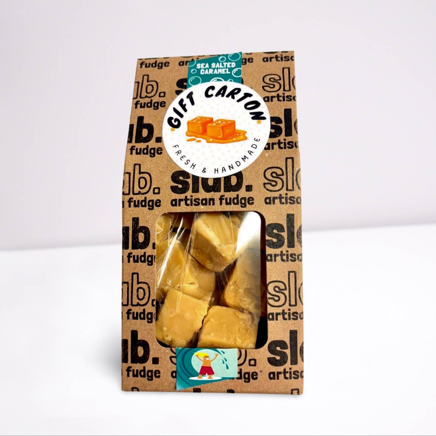Sea Salted Caramel Fudge Gift Carton