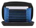 Origin Plain Leather Concertina Zip Around Card Wallet - 5 552: Black