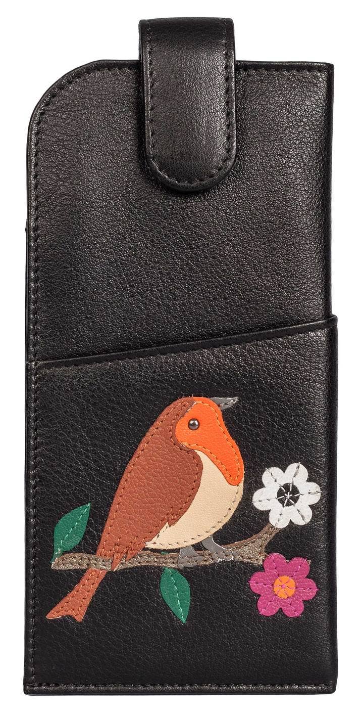 Robin Leather Glasses Case