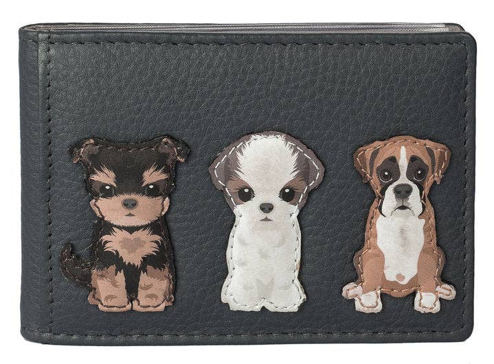 Best Friends Sitting Dogs ID / Travel pass RFID - 647 65: Black