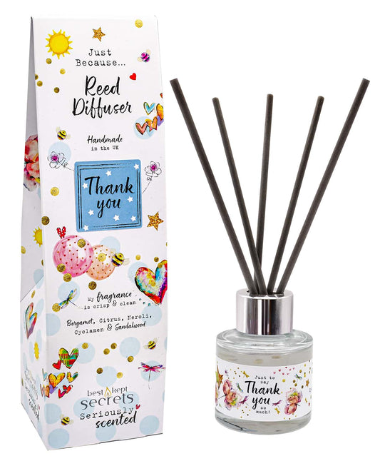 JUST BECAUSE OCCASION SPARKLY DIFFUSERS – THANK YOU, 50ML