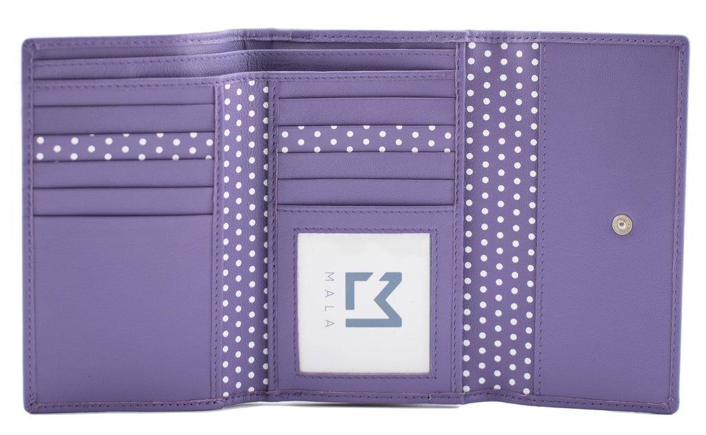 Sakura Large Tri fold purse - 3676 28: Grey