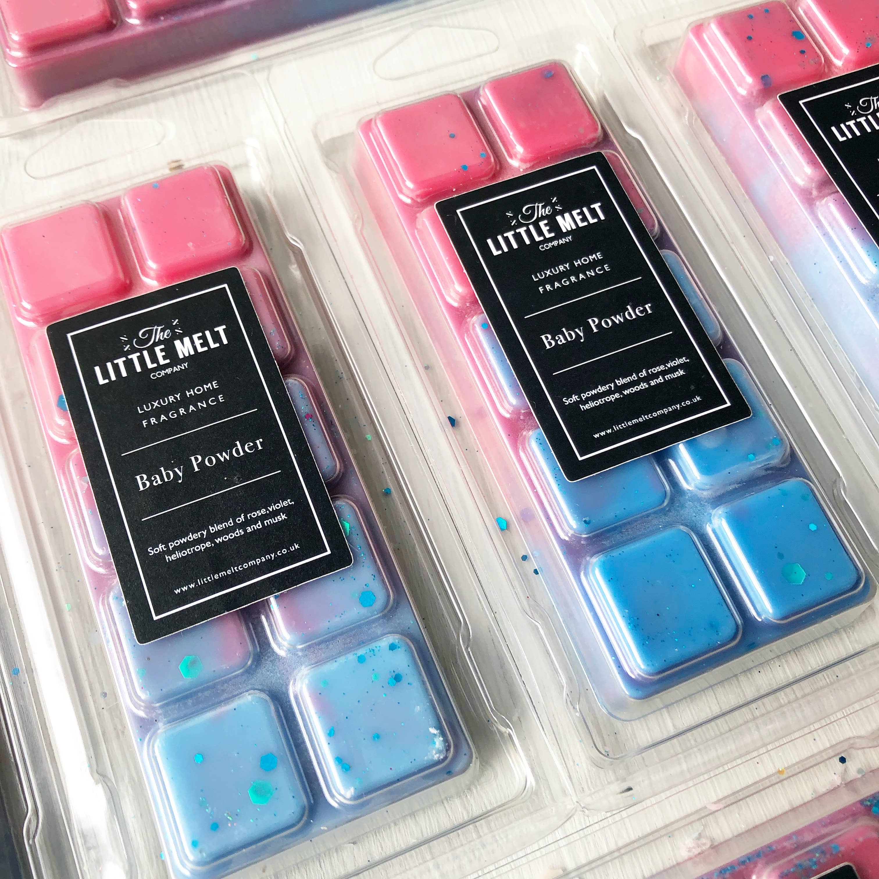 Baby Powder Wax Melt Snap Bar