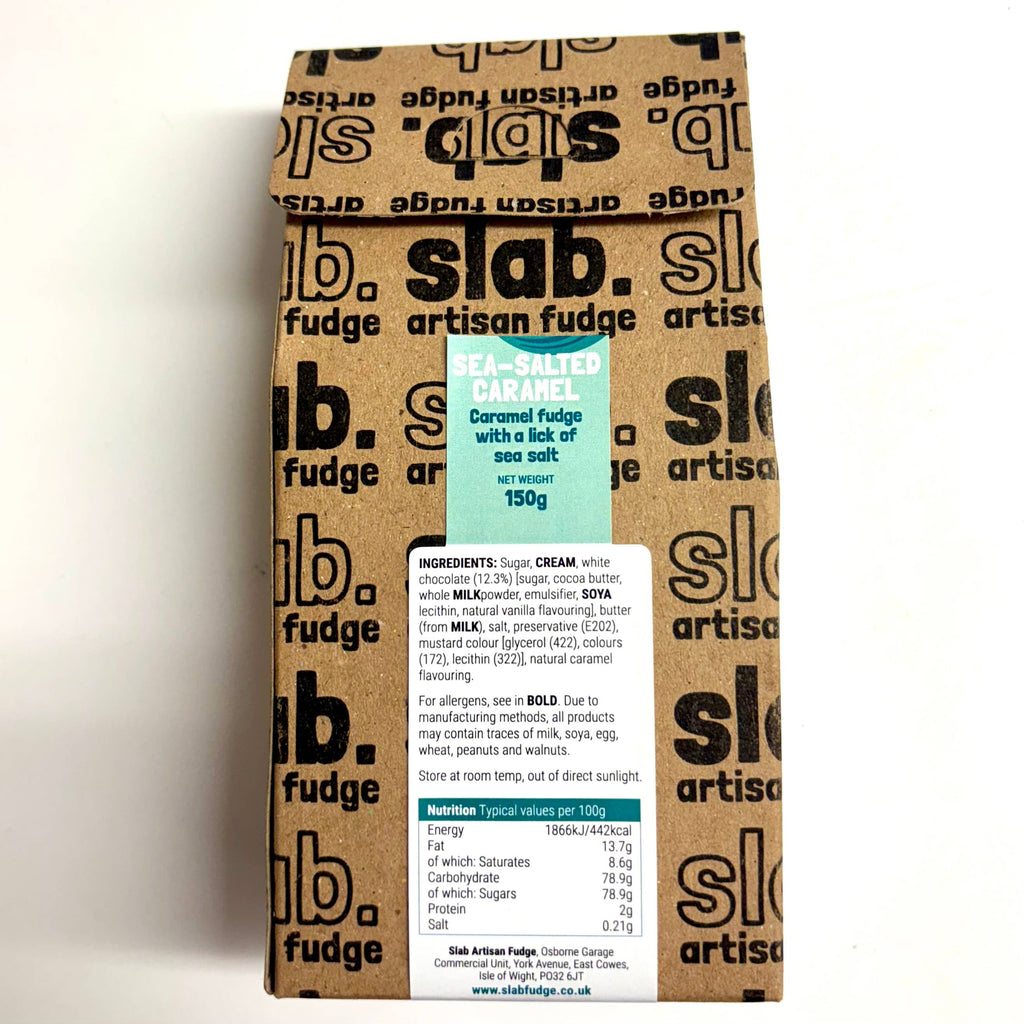 Sea Salted Caramel Fudge Gift Carton