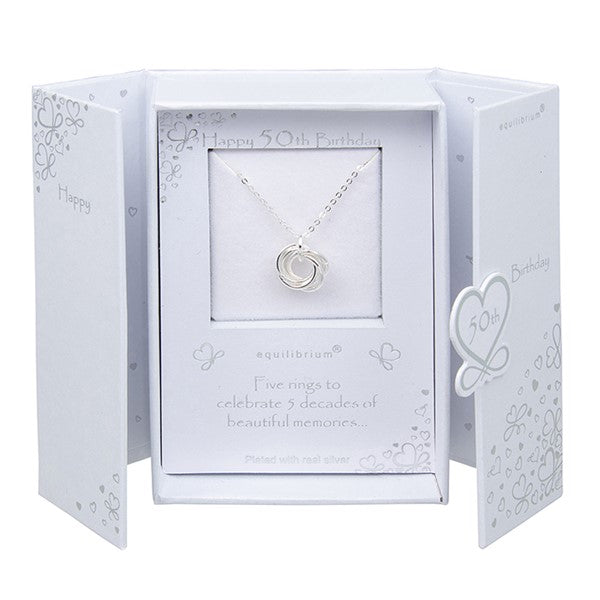 Equilibrium 50th Birthday Necklace
