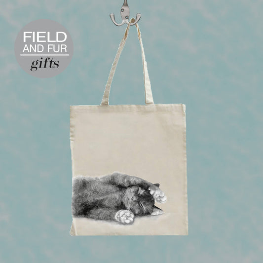 Cat, Tote Shopping Bag, Bash