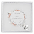 Equilibrium Two Tone Plated T-Bone Bracelet