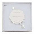 Equilibrium Silver Plated Bracelet