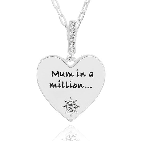 Equilibrium Just For You Silver Plated Necklace