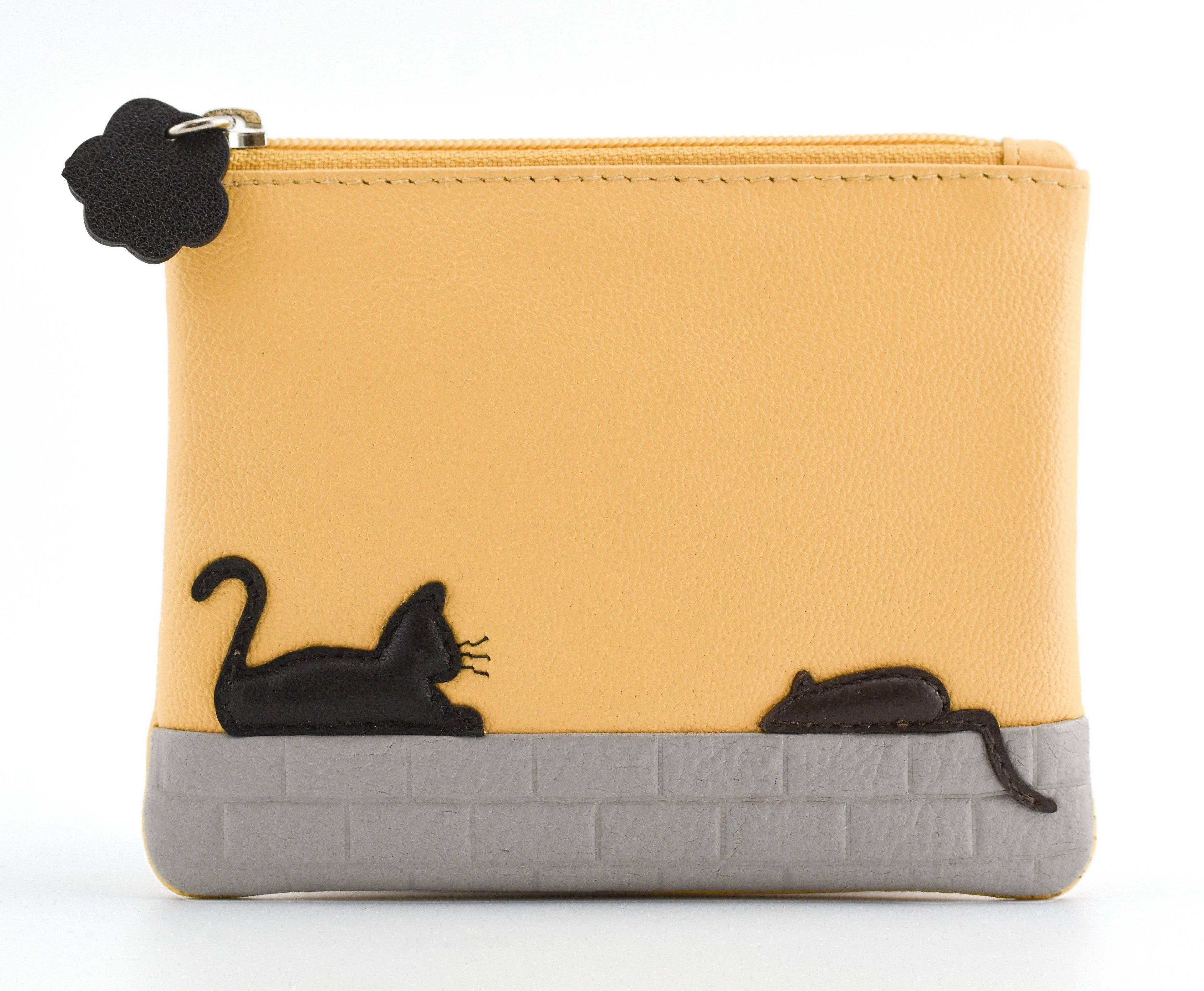Cat & Mouse Coin Purse - 4286 95: Blue