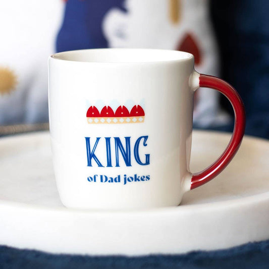 King of Dad Jokes Father's Day Mug