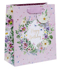 BAG MIDI FLORAL WREATH