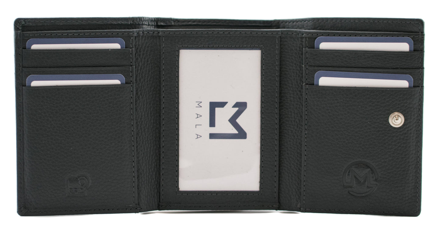 The Meowfia Leather Tri fold Purse - 51 3707