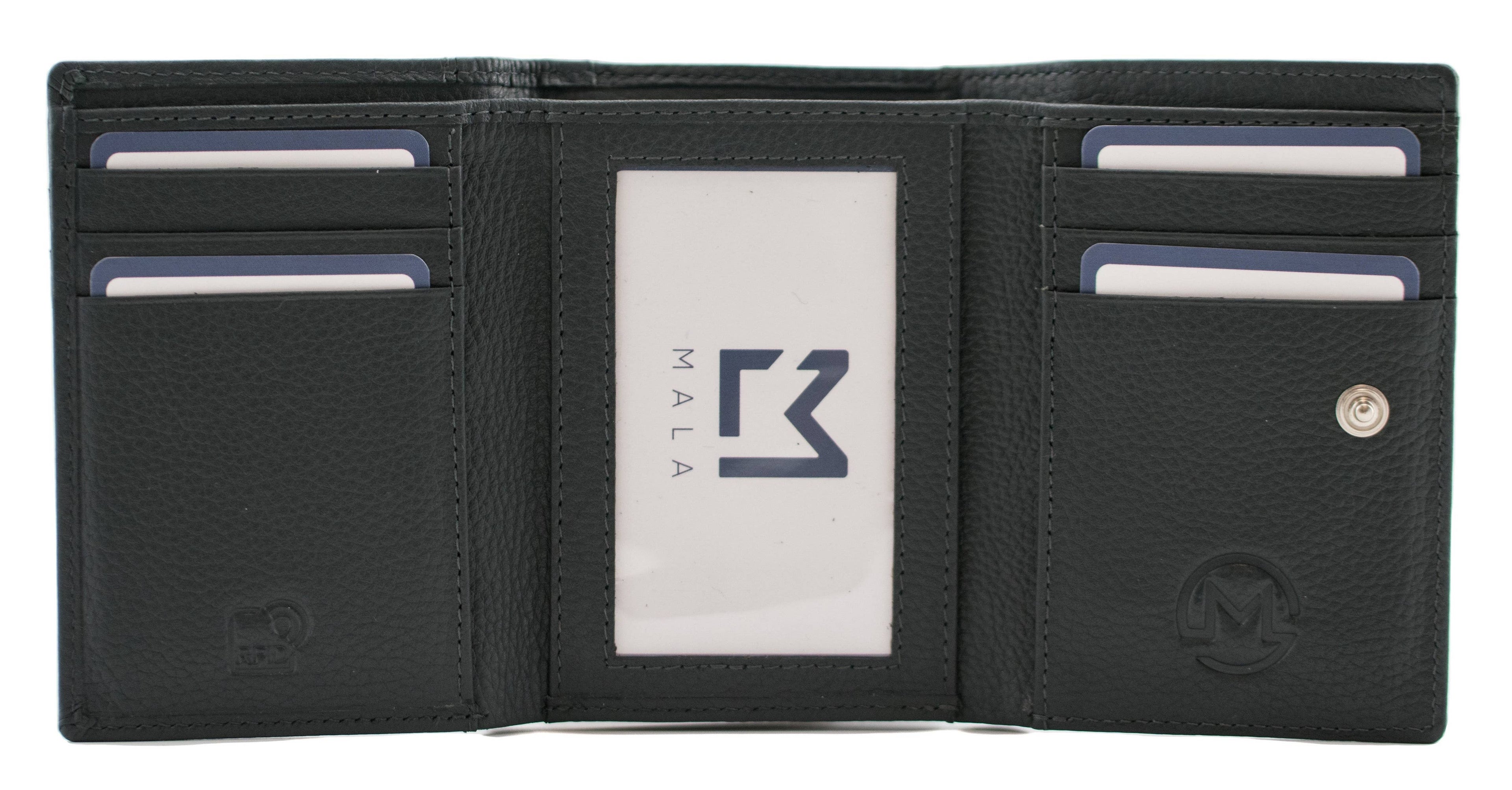 The Meowfia Leather Tri fold Purse - 51 3707