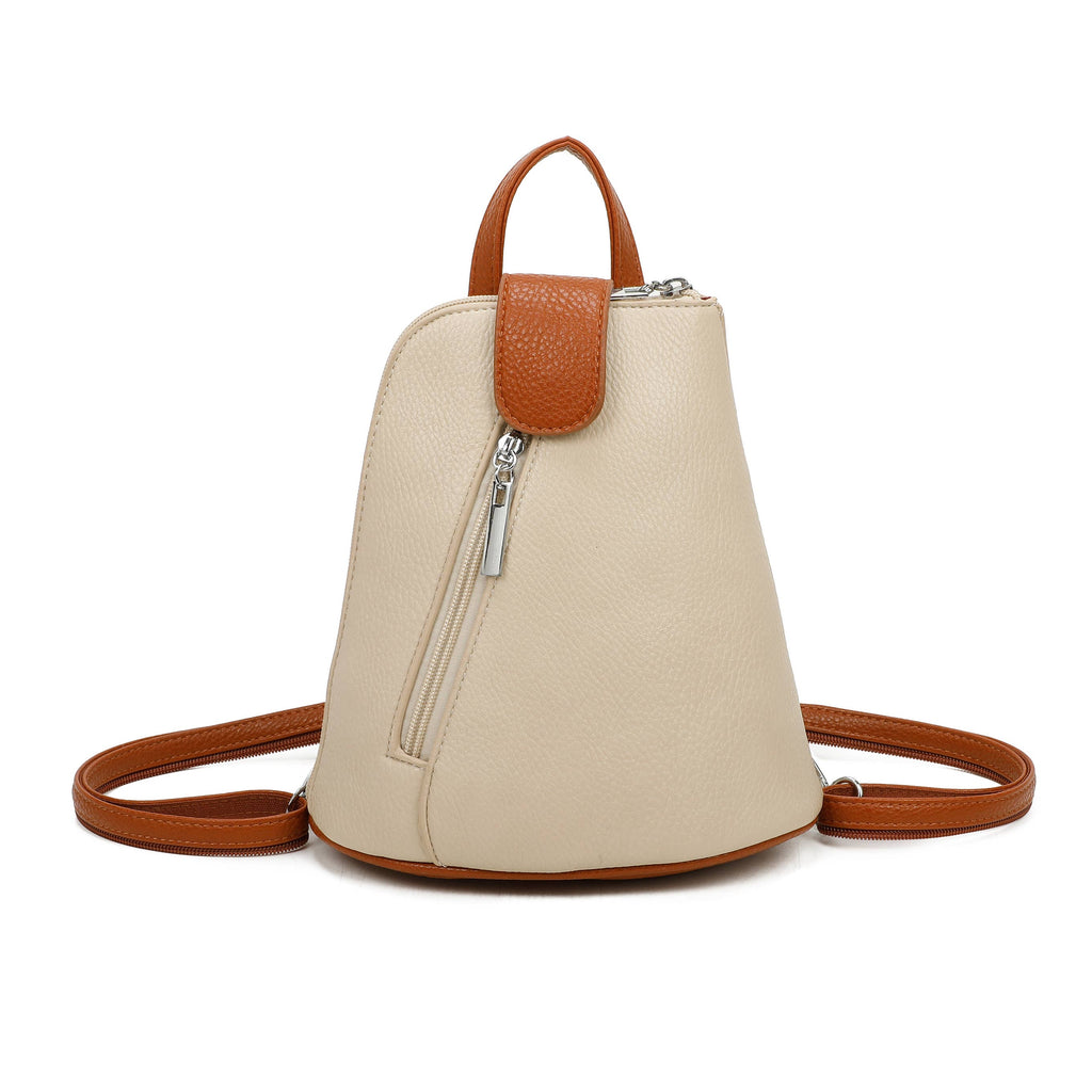 1052 Mini Bucket Backpack Zip Detail Style: Blue