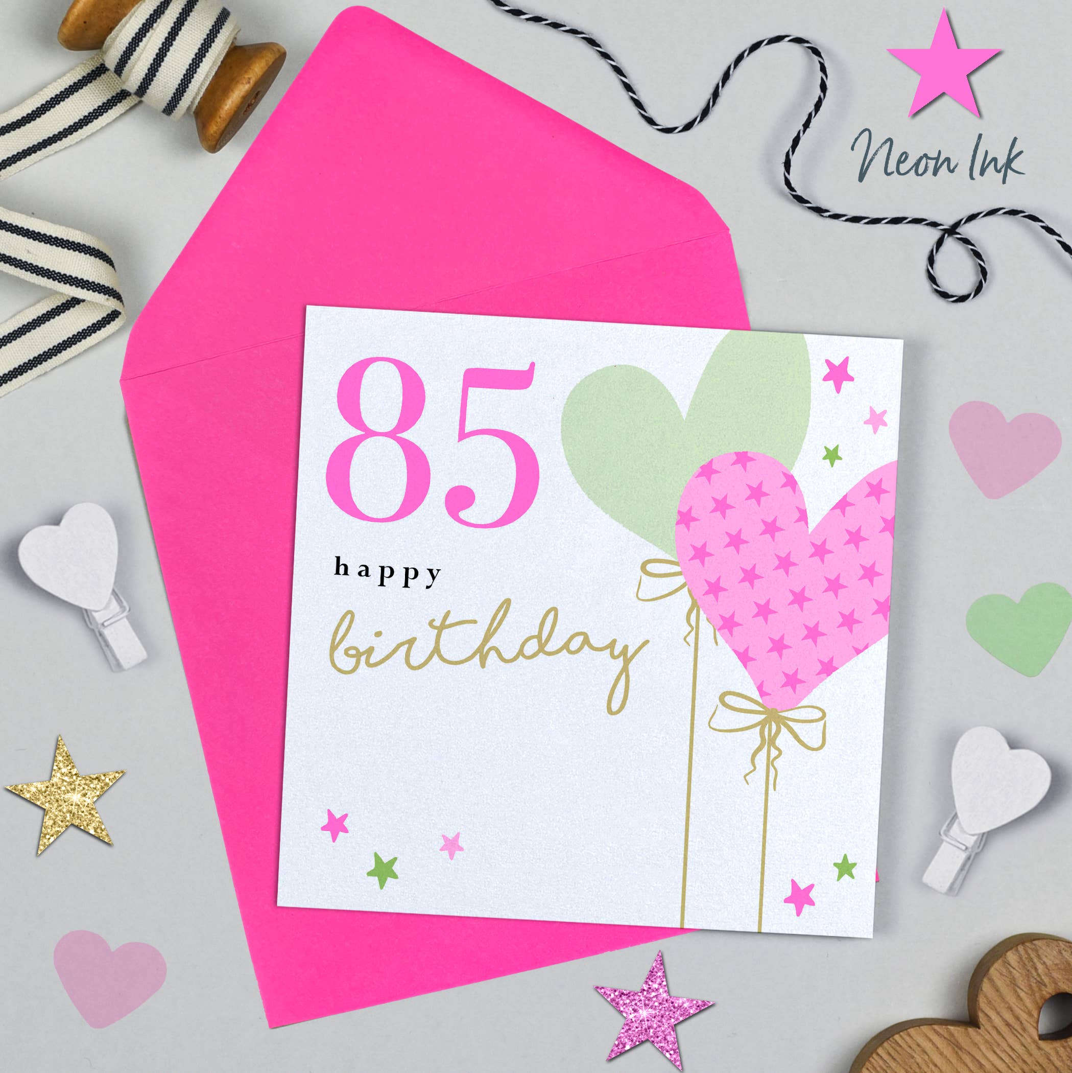 Heart Balloon 85th Birthday