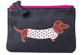 Best Friends Sausage Dog Coin Purse - 4133 65: Black