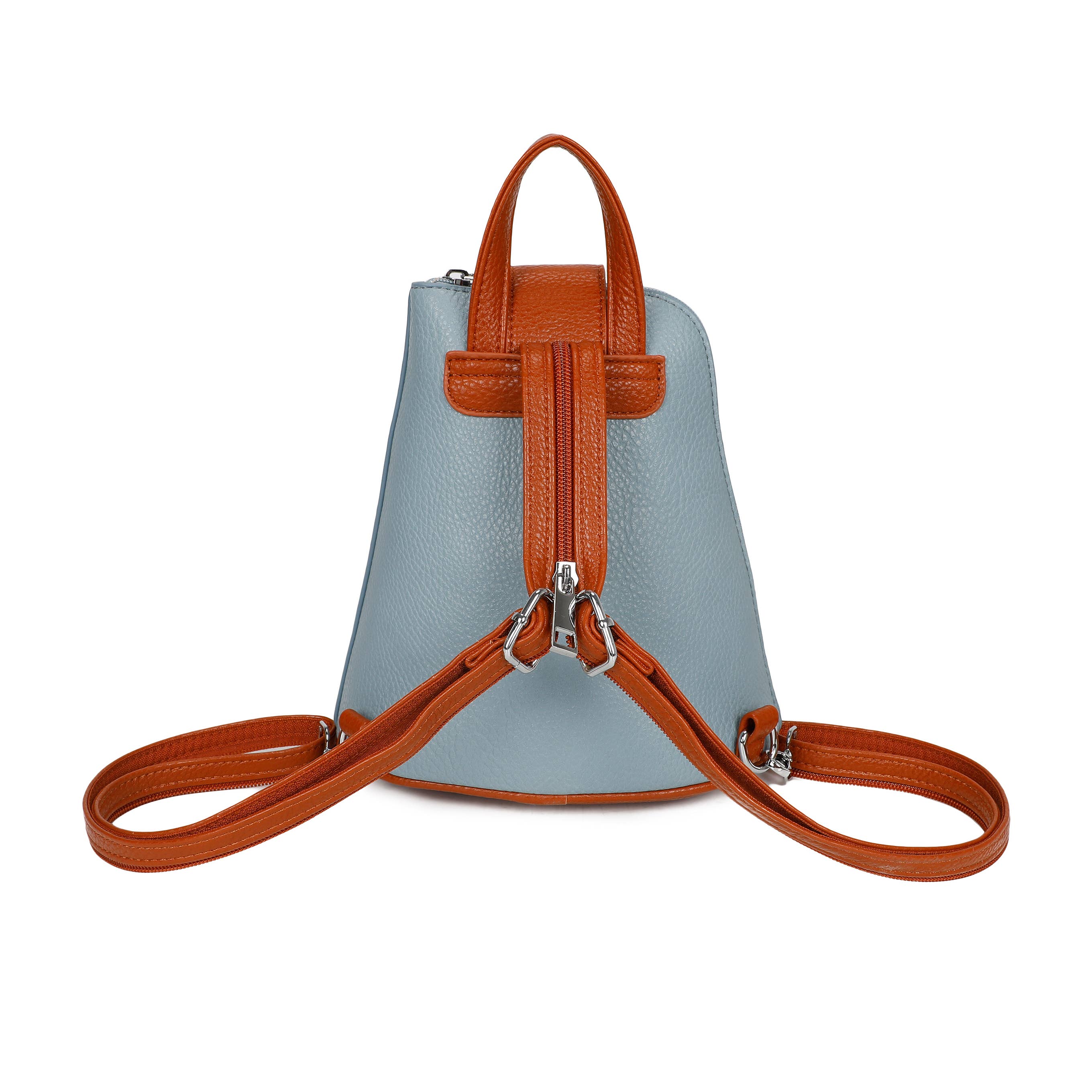 1052 Mini Bucket Backpack Zip Detail Style: Pink