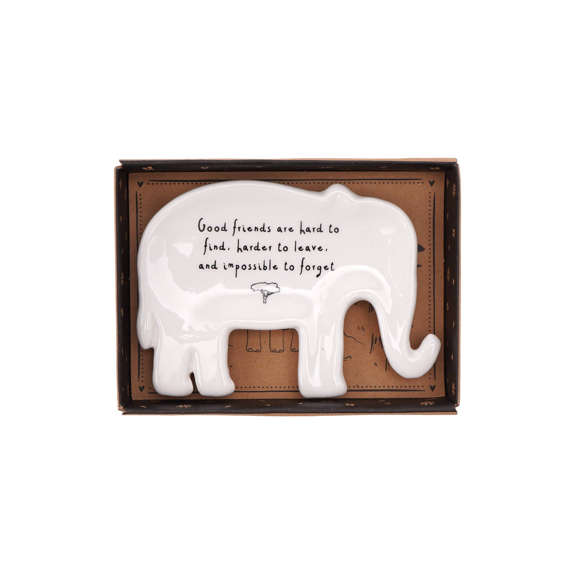 Send With Love Elephant Ring Dish