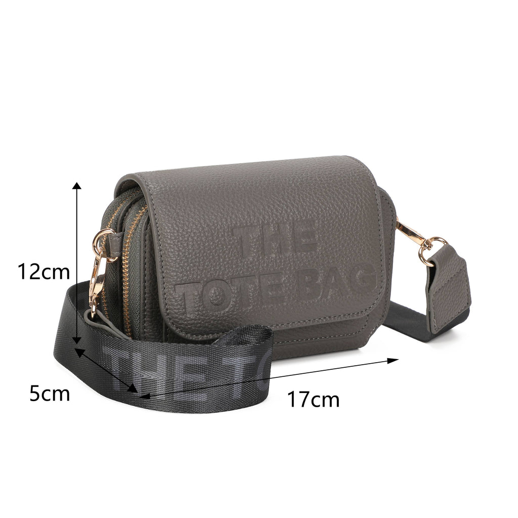 JM1762 Compact Crossbody Phone Bag with Built-in Wallet: Gray