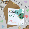 Smiley Balloon Birthday Son