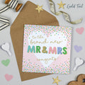 Celebration Brand New Mr and Mrs Gold Foil