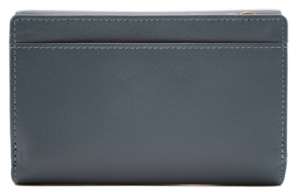 Sakura Large Tri fold purse - 3676 28: Grey