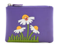 Peony Coin Purse: Purple