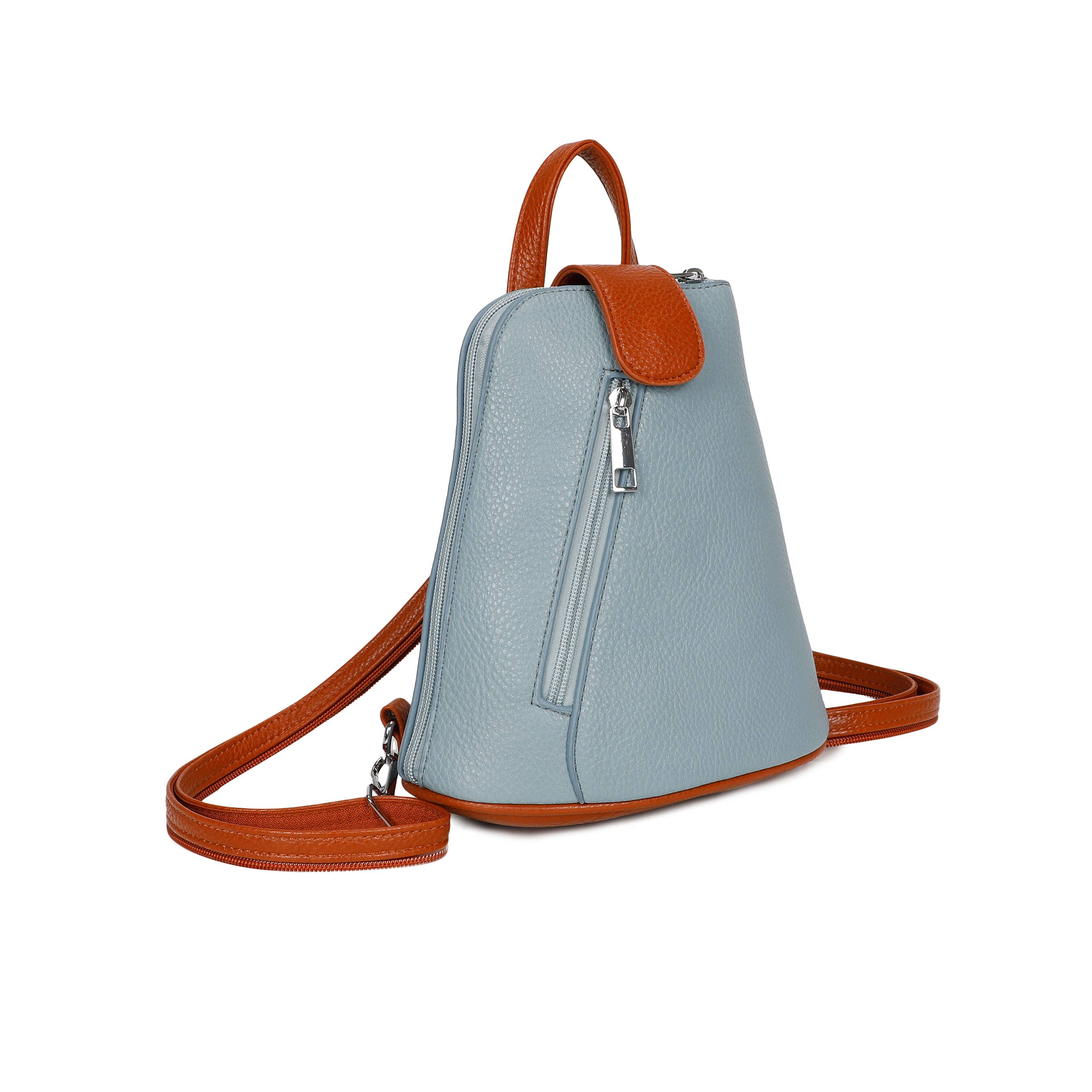 1052 Mini Bucket Backpack Zip Detail Style: Black