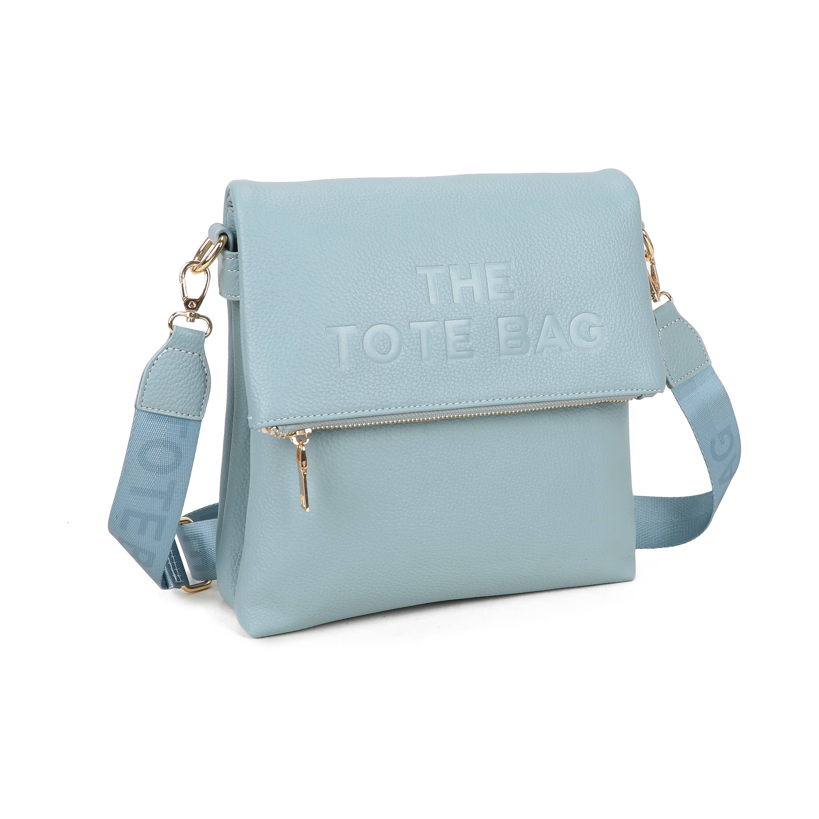 JM1666 Structured Flap Crossbody Bag: Pink