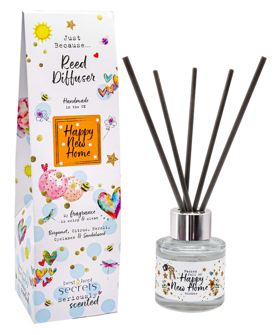 JUST BECAUSE OCCASION SPARKLY DIFFUSERS – HAPPY NEW HOME, 50