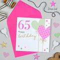 Heart Balloon 65th Birthday