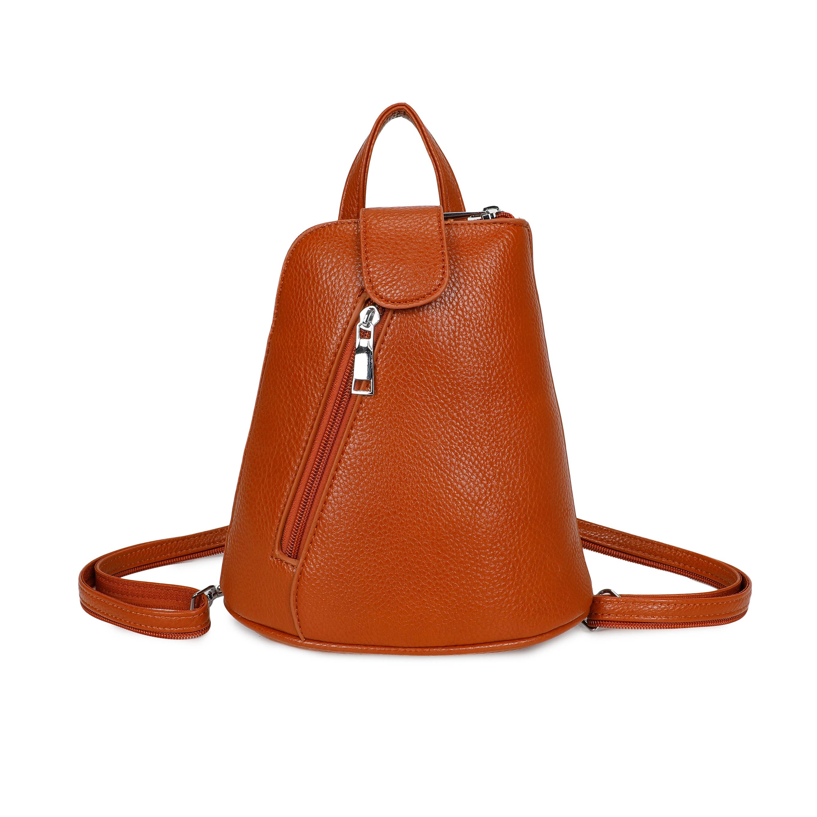 1052 Mini Bucket Backpack Zip Detail Style: Pink