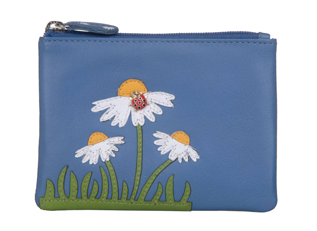 Peony Coin Purse: Purple