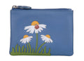 Peony Coin Purse: Blue
