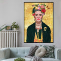 Frida Kahlo Gold Print: Matte / 8 ¼ x 11 ¾ in | 21x30 cm
