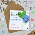 Smiley Balloon Birthday Grandson