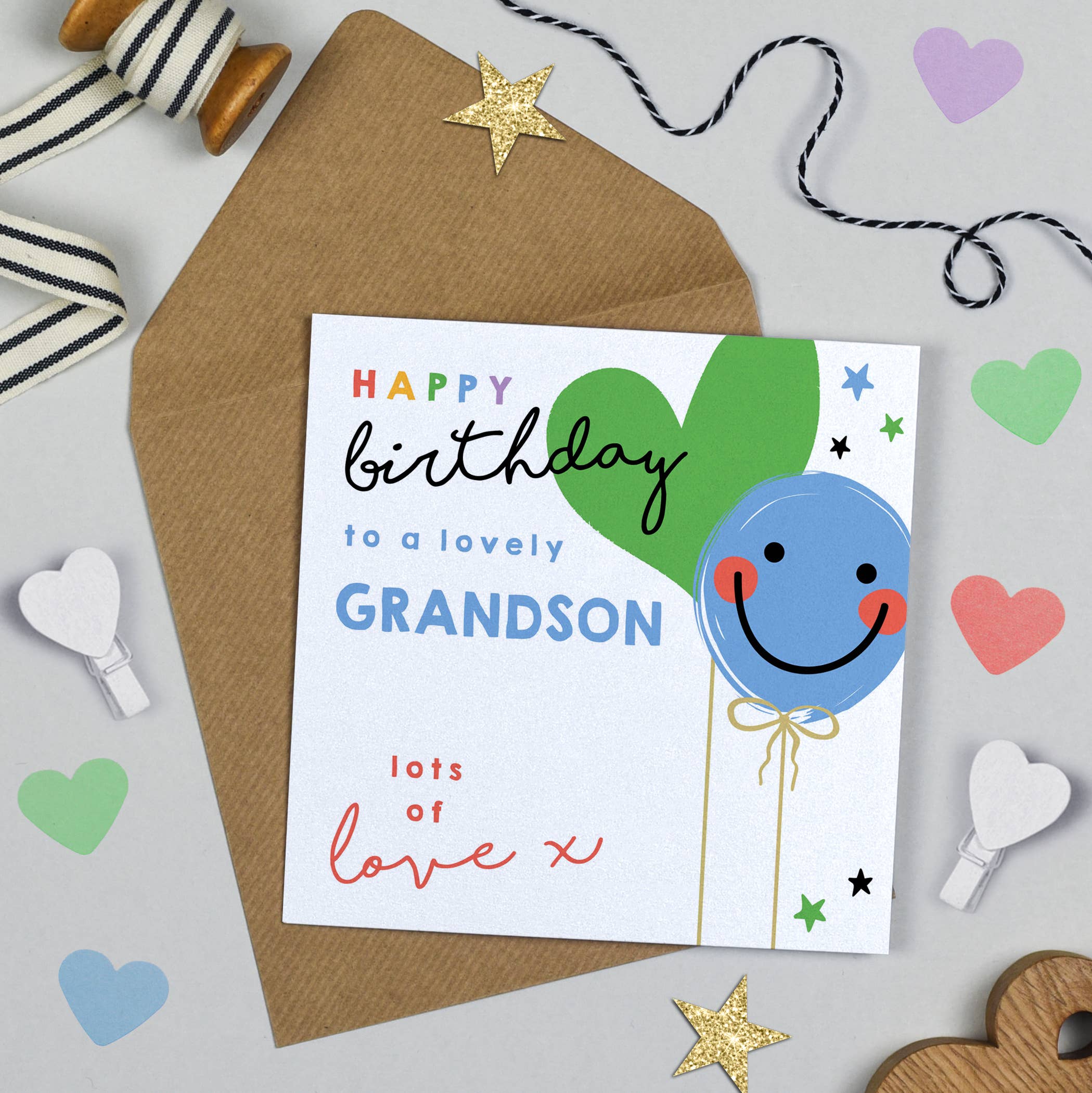 Smiley Balloon Birthday Granddaughter