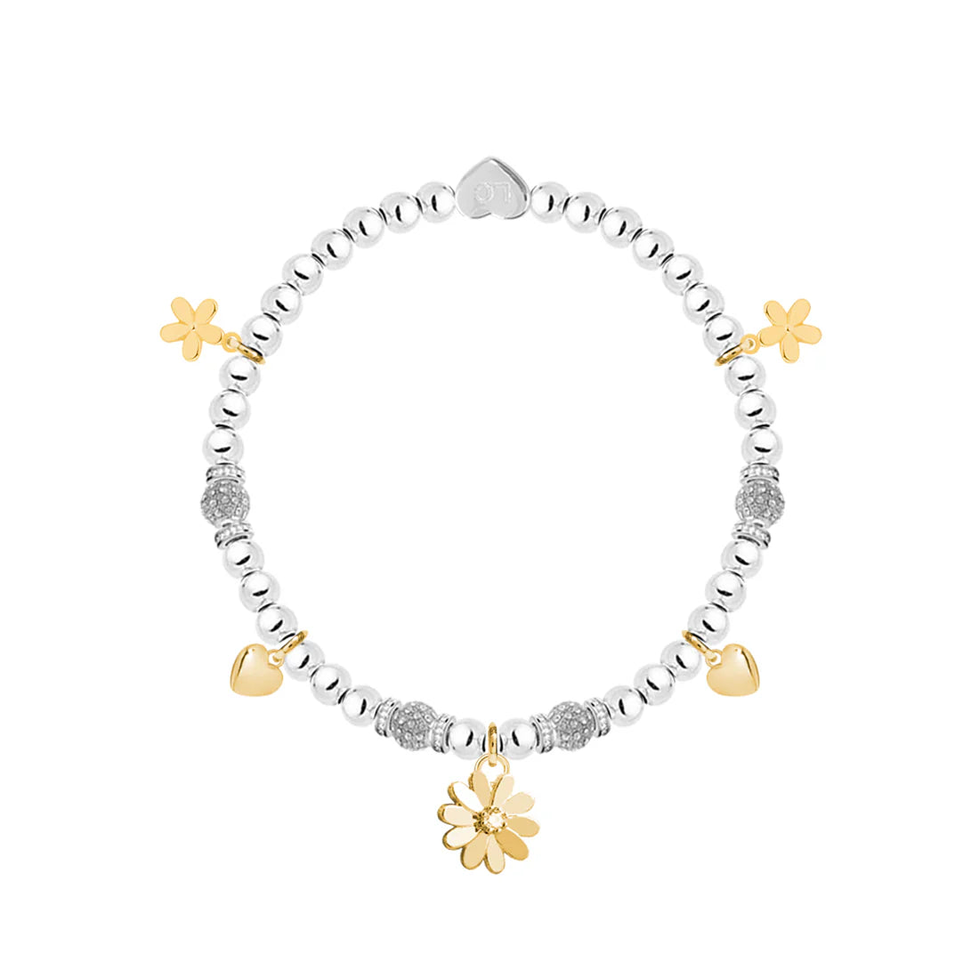 Life Charm Mum Your Hugs Plated with Silver and Gold