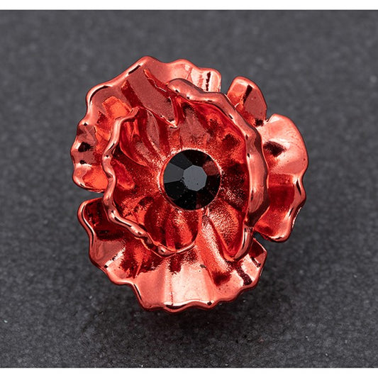 Frilly Poppy Pin